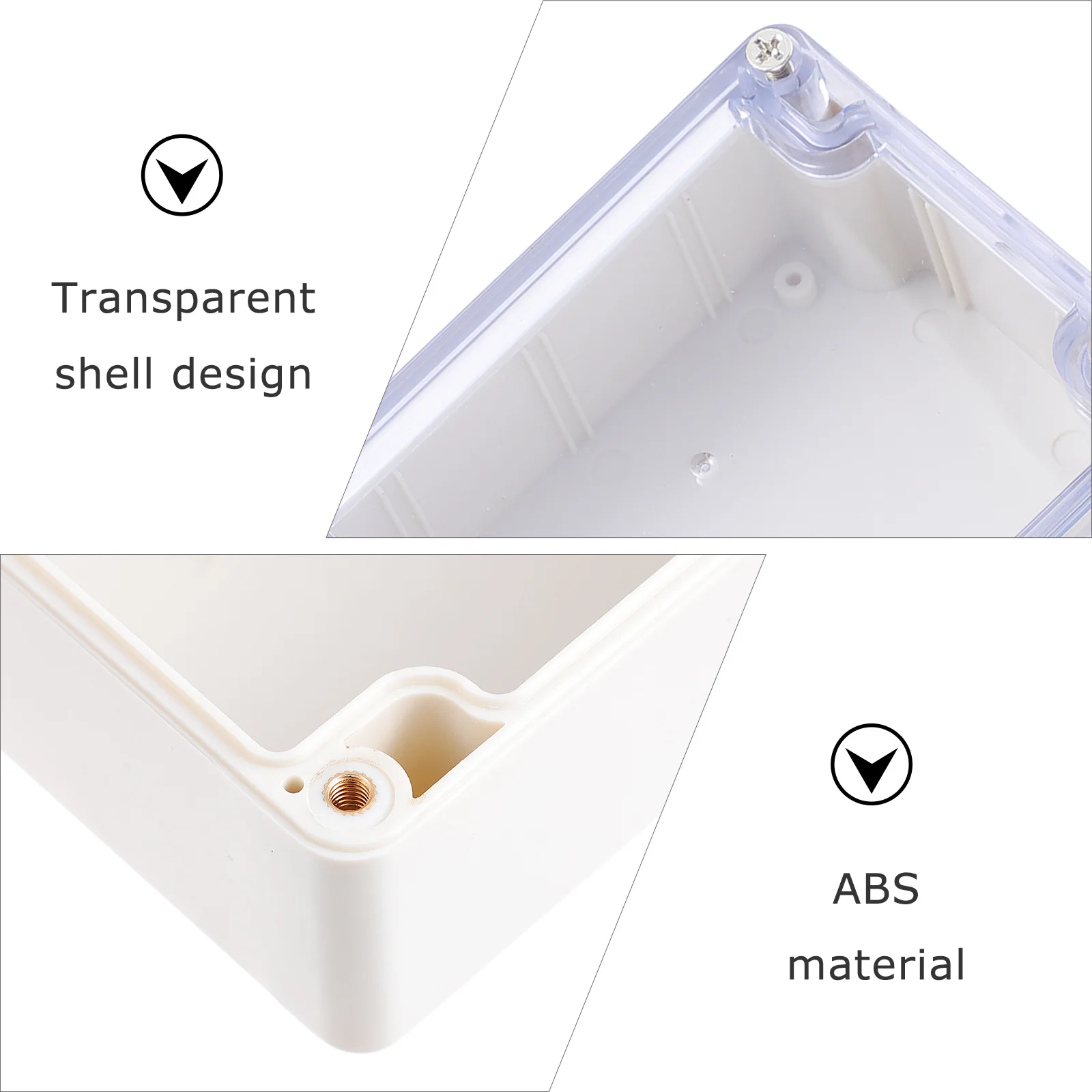 Waterproof Sealed Abs Junction Case Ip65 Electrical Enclosure For Electronic Outdoor Indoor Plastic Junction Housing
Waterproof Sealed Abs Junction Case Ip65 Electrical Enclosure For Electronic Outdoor Indoor Plastic Junction Housing