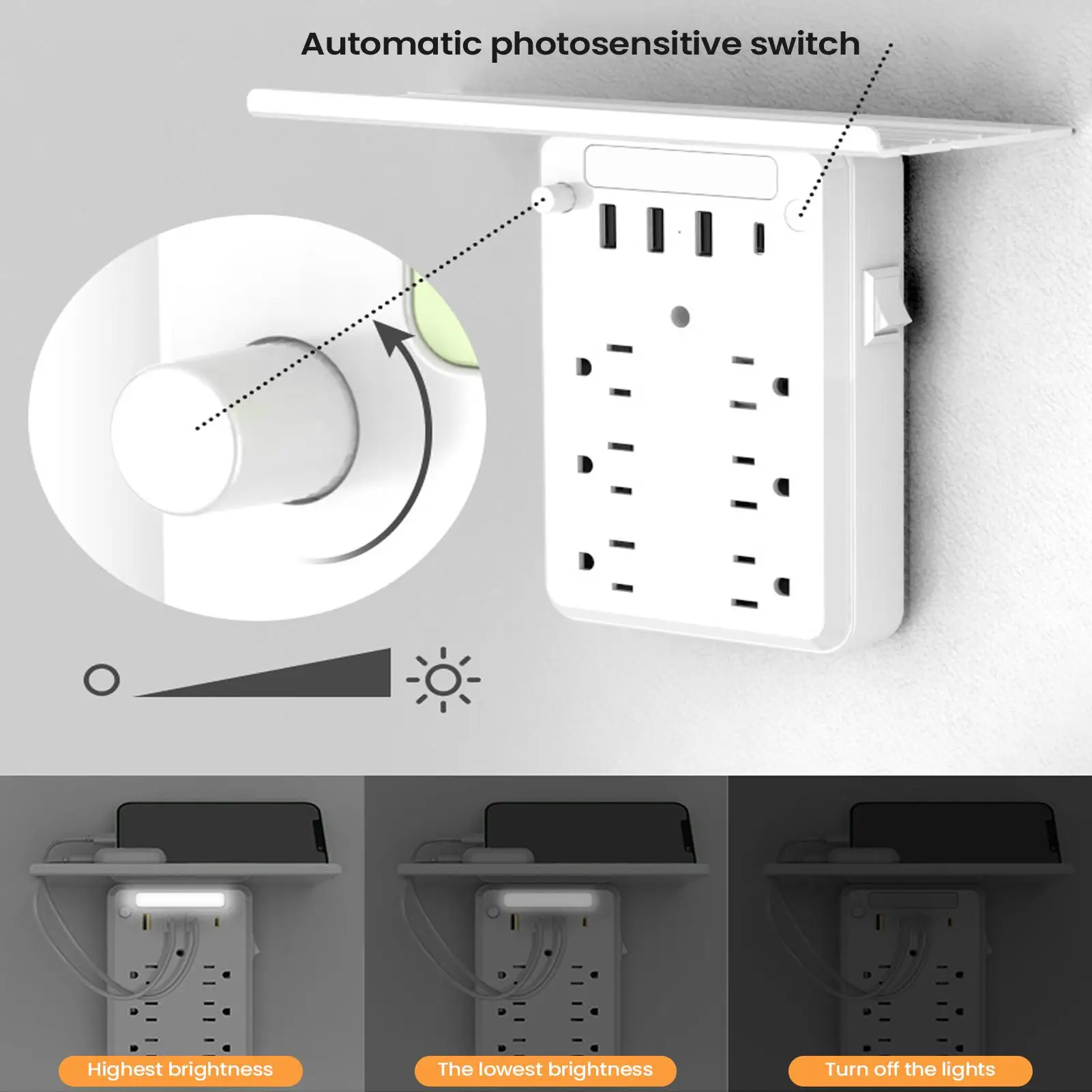 Электрическая зарядная станция с полкой для дома, ванной, кухни, общежития, электроники, зубных щеток, бытовой техники и телефонов
Электрическая зарядная станция с полкой для дома, ванной, кухни, общежития, электроники, зубных щеток, бытовой техники и телефонов
