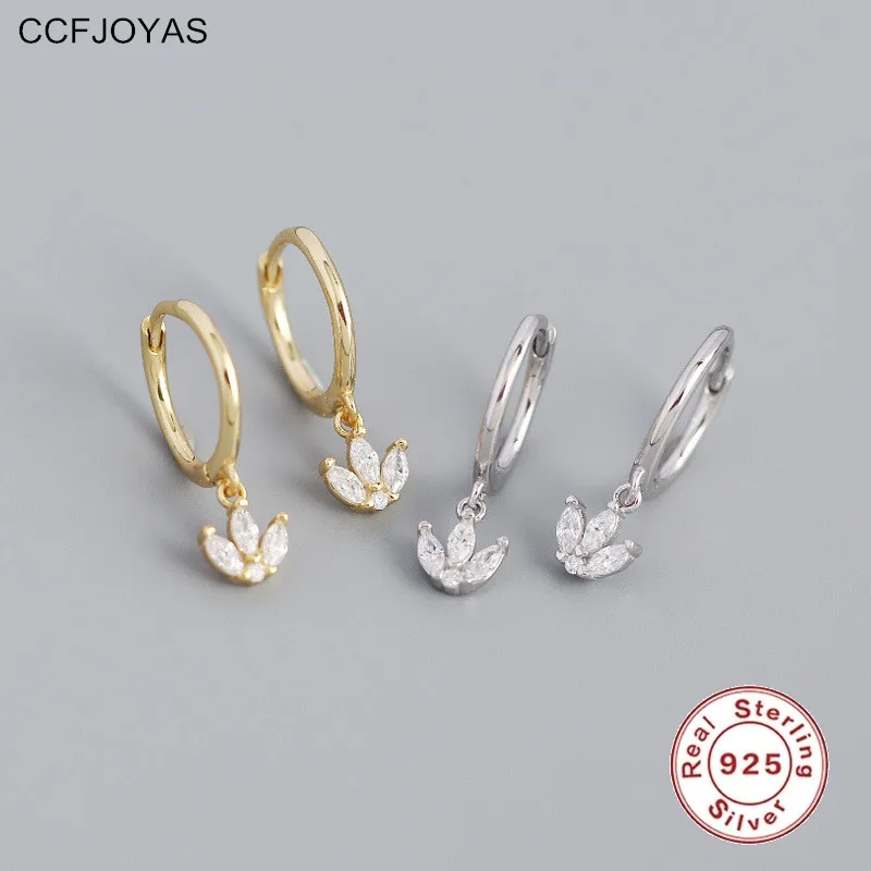 CCFJOYAS 925 Sterling Silver Geometric Horse Eye Clear Zircon Hoop Earrings for Women Simplement ins Wind Light Luxury Earrings
CCFJOYAS 925 Sterling Silver Geometric Horse Eye Clear Zircon Hoop Earrings for Women Simplement ins Wind Light Luxury Earrings