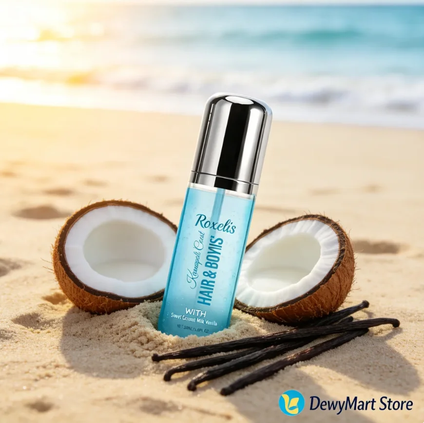 Roxelis Coconut Body & Hair Mist, Sweet Vanilla Milk Scent Light Long-Lasting Fragrance Spray
Roxelis Coconut Body & Hair Mist, Sweet Vanilla Milk Scent Light Long-Lasting Fragrance Spray
