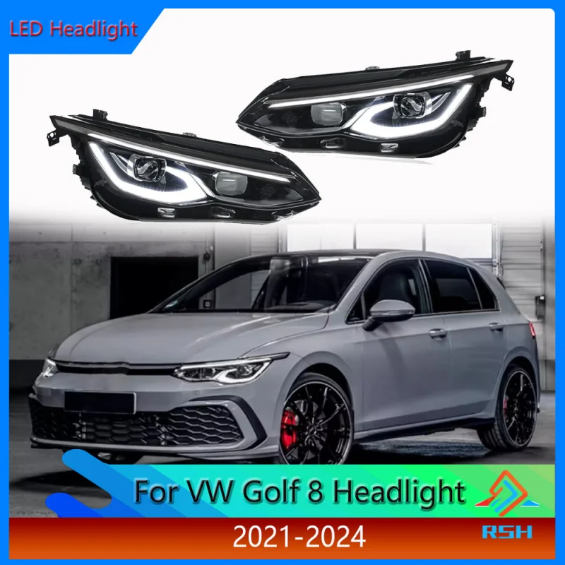 Head Light For Volkswagen Golf 8 Headlight Assembly (2021-2024) Upgrading High-Spec Models With LED Daytime Running Lights
Head Light For Volkswagen Golf 8 Headlight Assembly (2021-2024) Upgrading High-Spec Models With LED Daytime Running Lights
