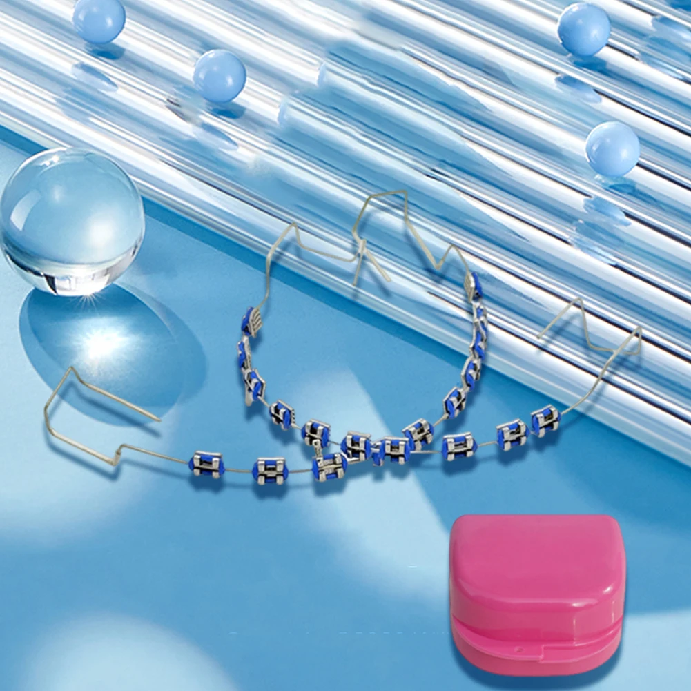 2Pcs Orthodontic Ligature Ties with Storage Box Colored Dental Decor Braces Dental Fashion Decoration for Daily Tooth Protect
2Pcs Orthodontic Ligature Ties with Storage Box Colored Dental Decor Braces Dental Fashion Decoration for Daily Tooth Protect