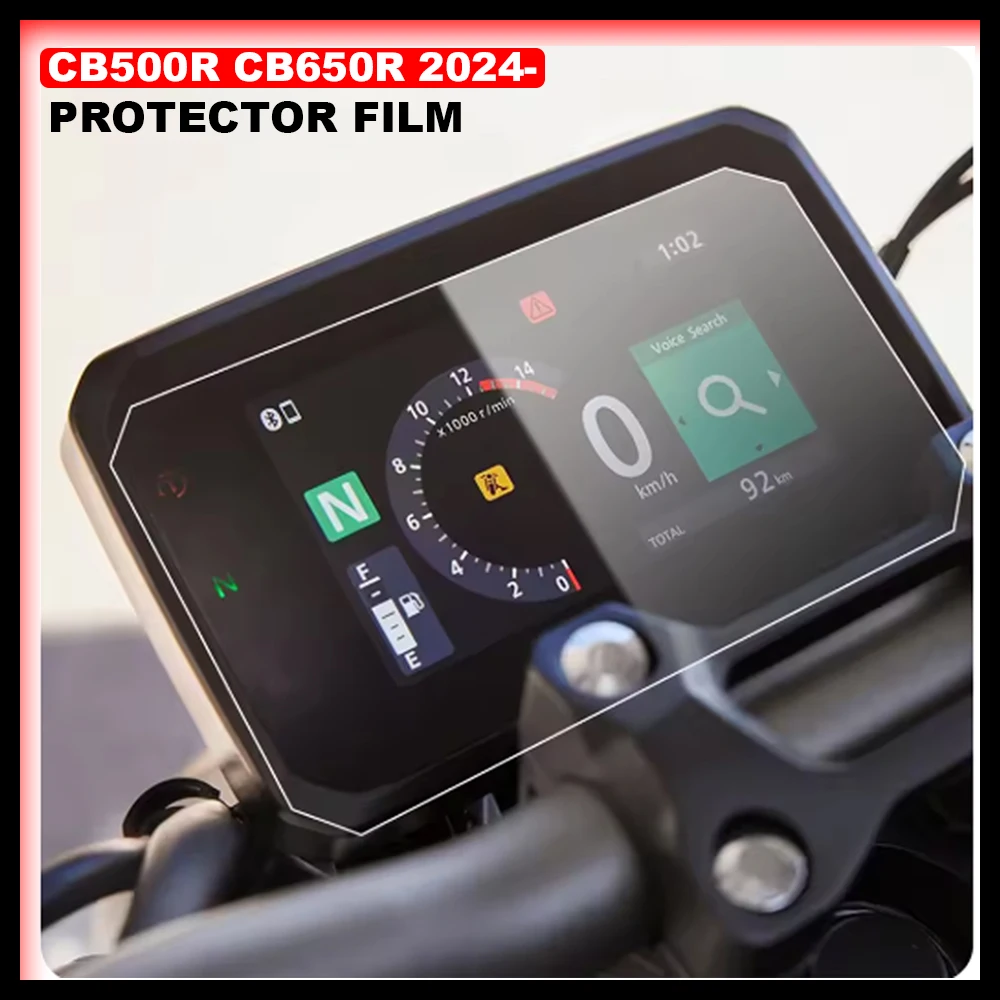 CBR650R 2024- Scratch Cluster Screen Dashboard Protection Film For Honda CB650R CB500R CBR650R TPU Instrument Protective Films
CBR650R 2024- Scratch Cluster Screen Dashboard Protection Film For Honda CB650R CB500R CBR650R TPU Instrument Protective Films