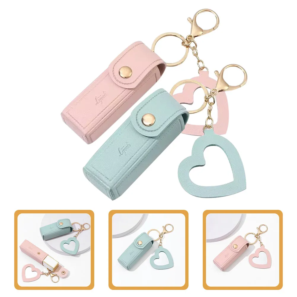 2Pcs Keychain Storage Bag Versatile Lipstick Holder Compact Coin Pouch Portable Lip Balm Holder Bag Hanging Ornament
2Pcs Keychain Storage Bag Versatile Lipstick Holder Compact Coin Pouch Portable Lip Balm Holder Bag Hanging Ornament