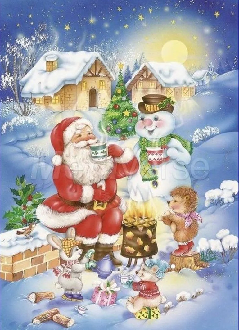 Div 5D Snow House Village Snowman Tree Santa Claus Moon Full Diamond Painting cross stitch kits art snowscapes 3D diamonds
Div 5D Snow House Village Snowman Tree Santa Claus Moon Full Diamond Painting cross stitch kits art snowscapes 3D diamonds