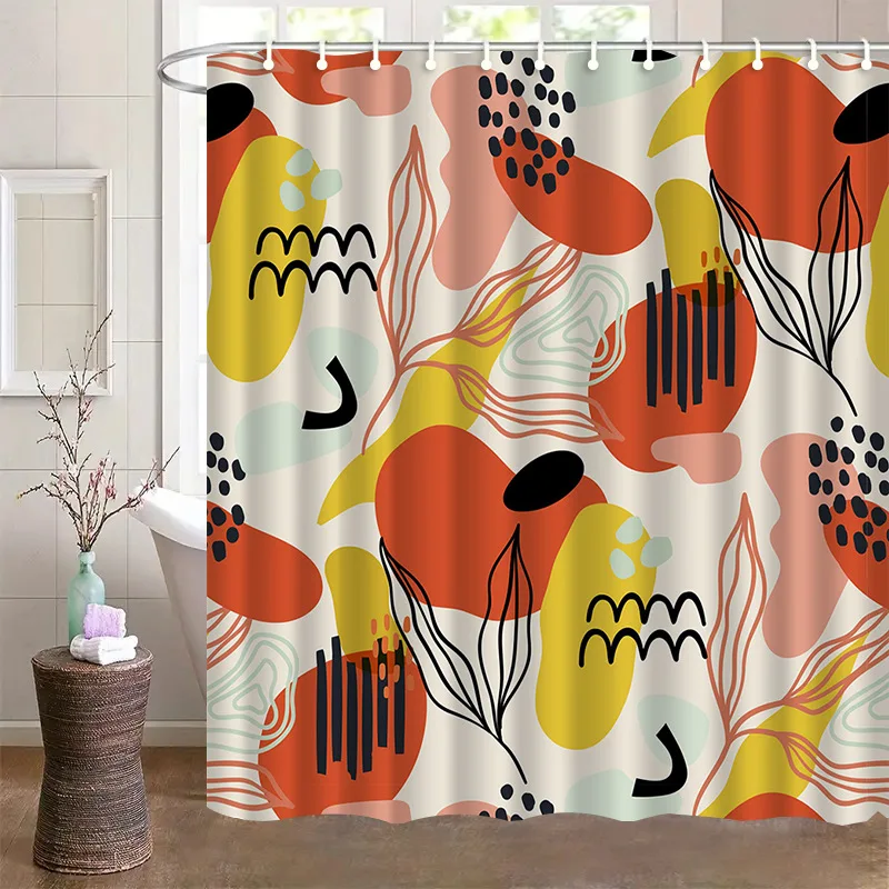 Abstract Art Shower Curtain With Colorful Shapes And Patterns Bathroom Decor Modern Design Waterproof Fabric Home Accessory
Abstract Art Shower Curtain With Colorful Shapes And Patterns Bathroom Decor Modern Design Waterproof Fabric Home Accessory