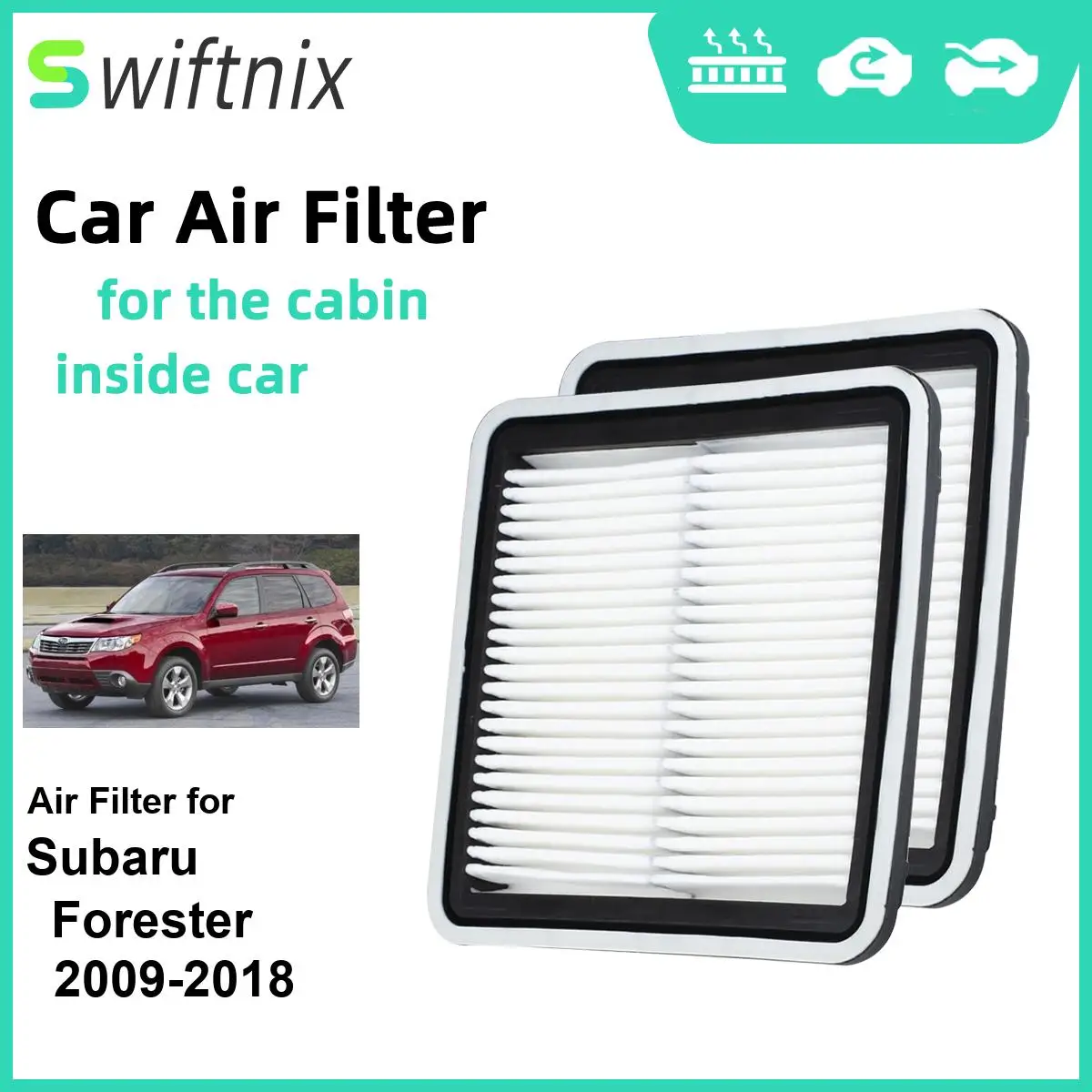 Воздушный фильтр двигателя Calm Carbon Fiilter для салона Subaru Forester 2009-2018 CA9997 16546-AA090 16546-AA10A 16546AA120, 2 шт.
Воздушный фильтр двигателя Calm Carbon Fiilter для салона Subaru Forester 2009-2018 CA9997 16546-AA090 16546-AA10A 16546AA120, 2 шт.