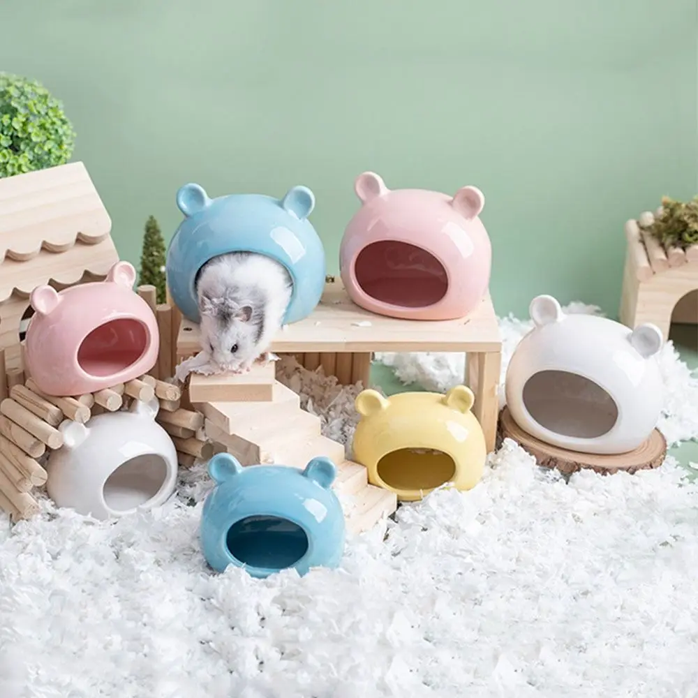 Creative Hamster Ceramic Nest Cheese Shape Ceramics Hut Ceramics Hamster House Triangle Summer Hamster Cave Cage Accessory
Creative Hamster Ceramic Nest Cheese Shape Ceramics Hut Ceramics Hamster House Triangle Summer Hamster Cave Cage Accessory