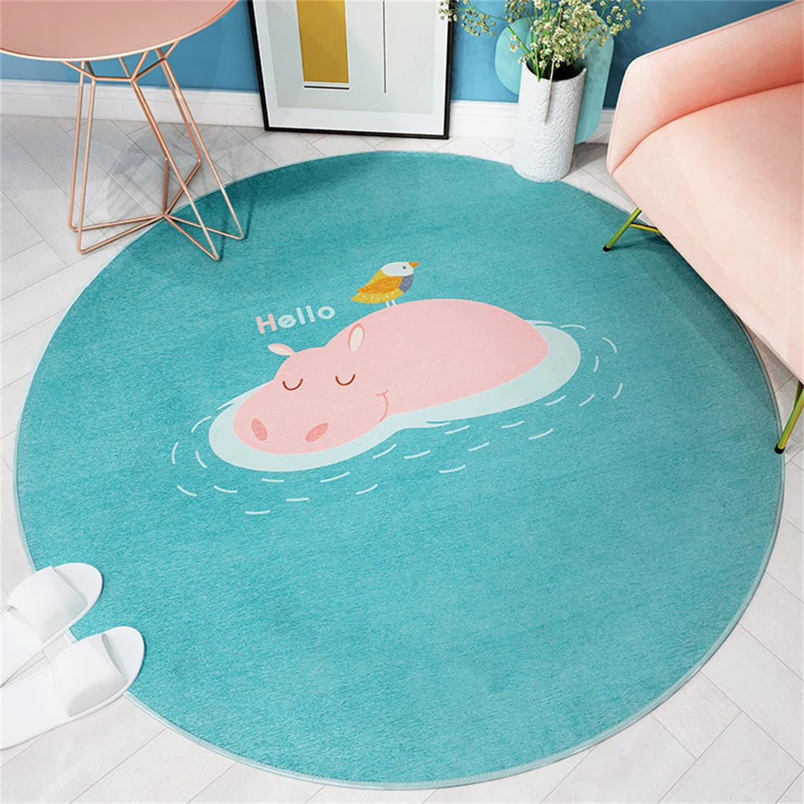 Cartoon Home Bedroom Round Rug Household Children Crawling Mat Living Room Sofa Coffee Table Carpet
Cartoon Home Bedroom Round Rug Household Children Crawling Mat Living Room Sofa Coffee Table Carpet