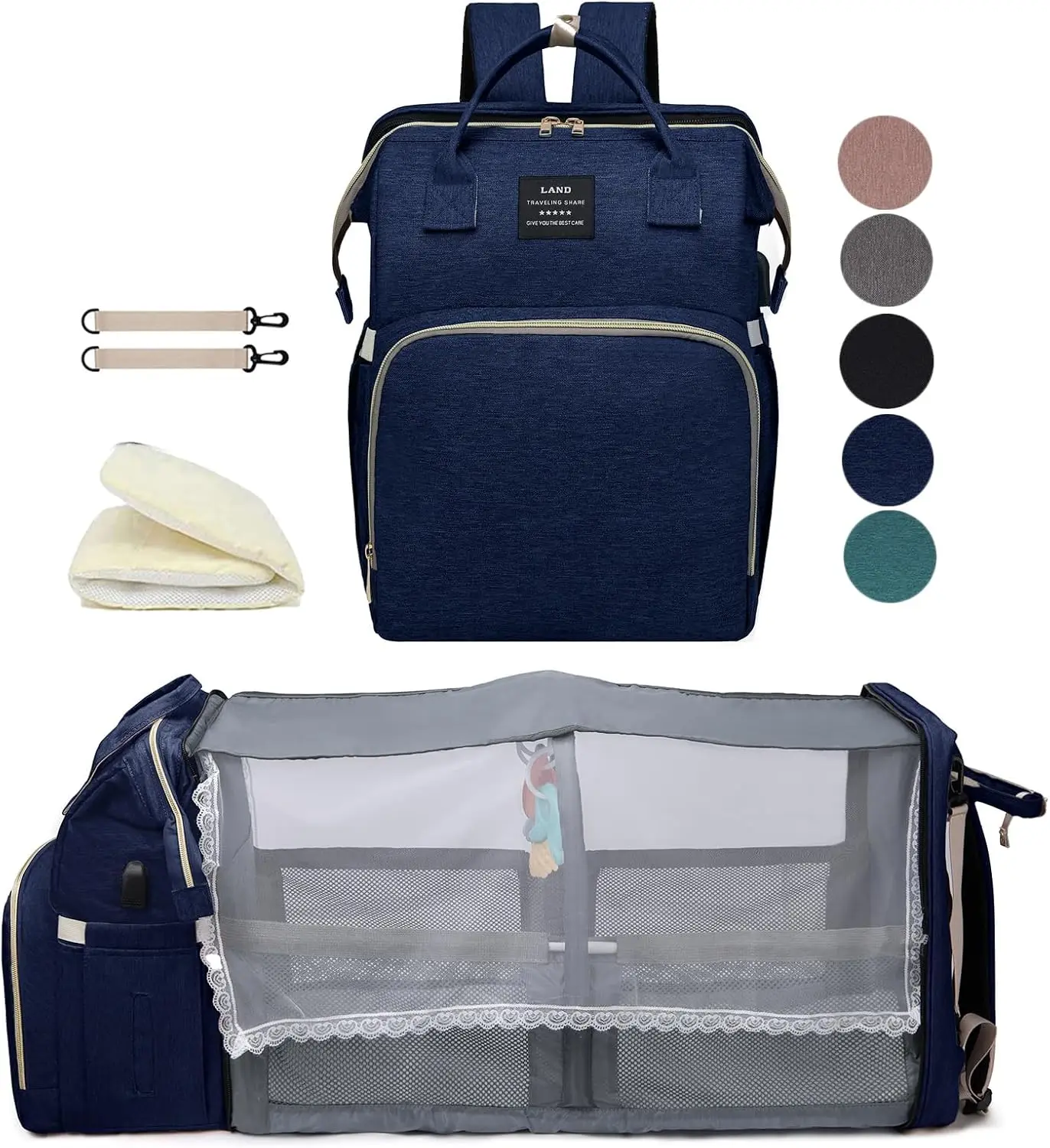 Diaper Bag Backpack With Changing Station Baby Bags For Girls Boys New Mom Gifts Multifunctional Travel Diaper Bag
Diaper Bag Backpack With Changing Station Baby Bags For Girls Boys New Mom Gifts Multifunctional Travel Diaper Bag