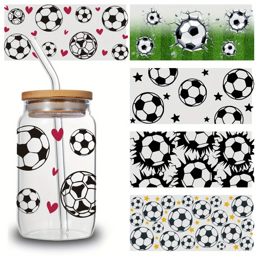 1set Soccer Pattern Waterproof Vinyl Stickers, Glossy Decals for Car, Cups & Multi-Surface Decor
1set Soccer Pattern Waterproof Vinyl Stickers, Glossy Decals for Car, Cups & Multi-Surface Decor