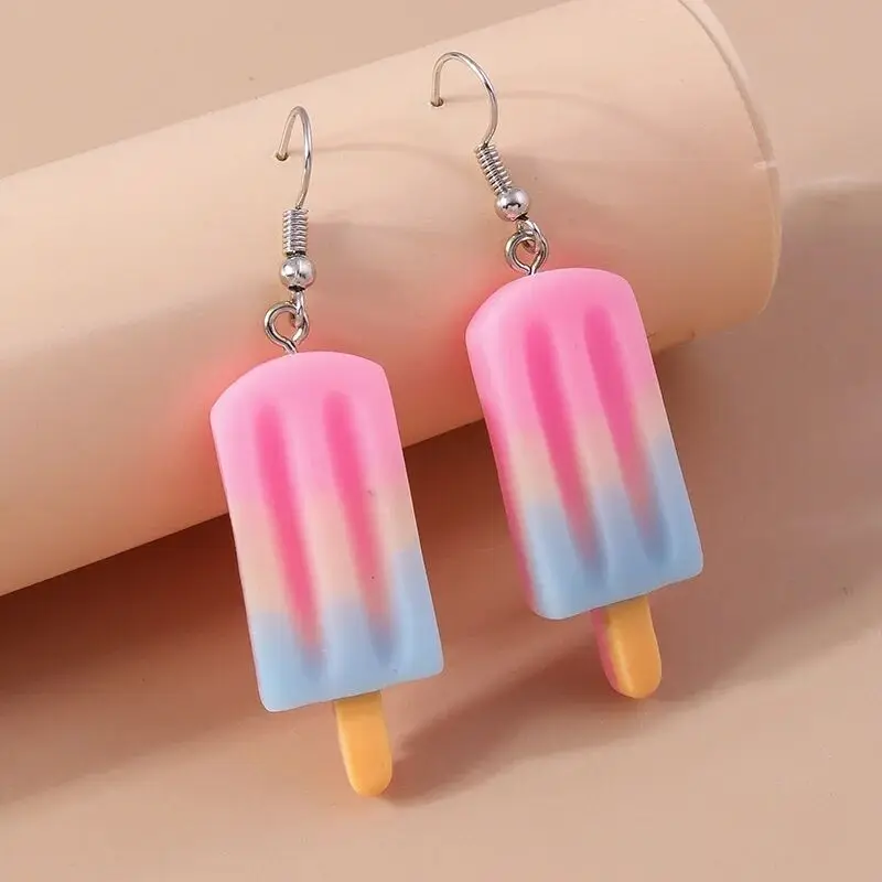 New Cute Resin Simulation Food Earrings for Women 3D Popsicle Ice Cream Drop Earrings Girl Kids Jewelry Gifts
New Cute Resin Simulation Food Earrings for Women 3D Popsicle Ice Cream Drop Earrings Girl Kids Jewelry Gifts