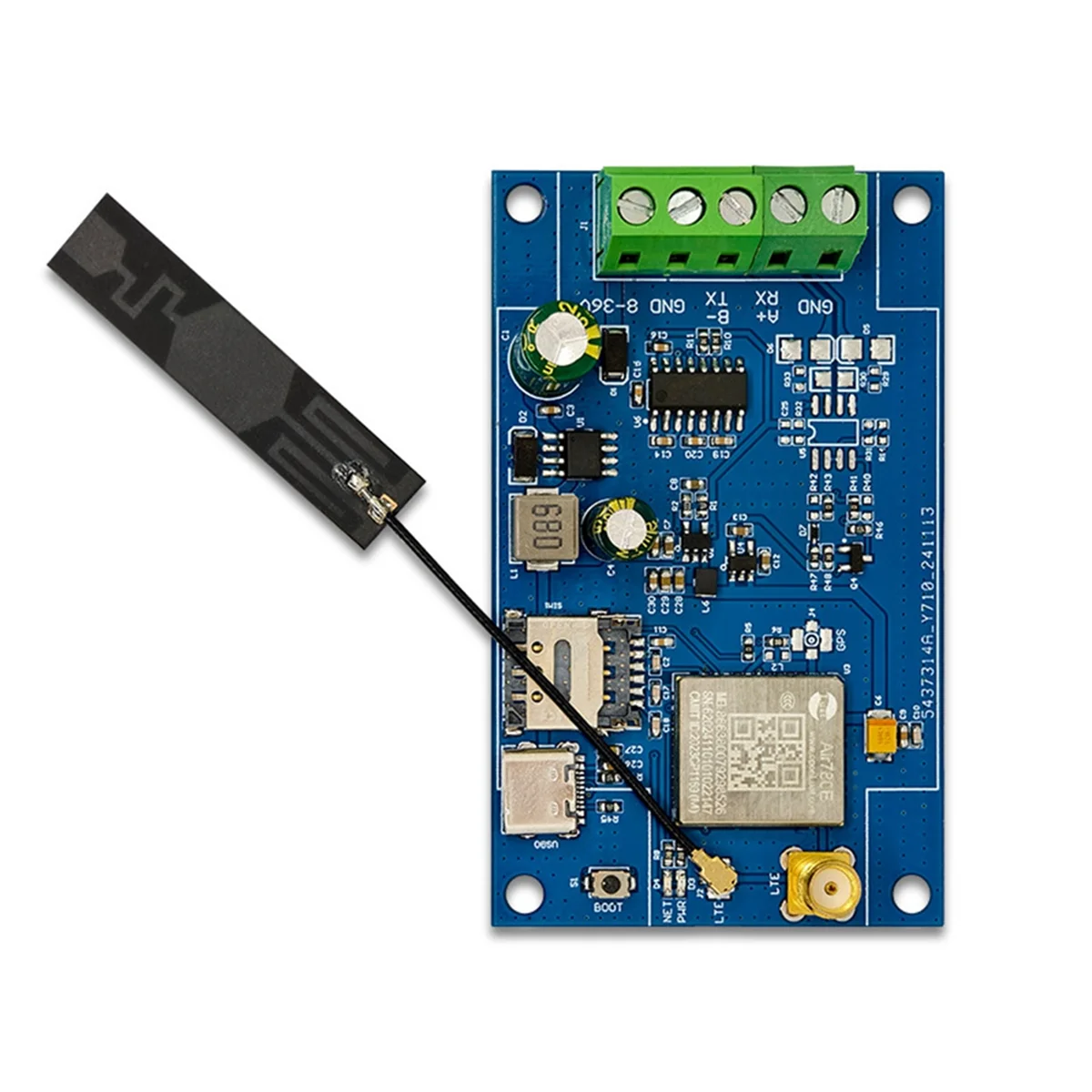 Модуль A03R Air780E от 4G до RS232. Модуль передачи данных от 4G до RS232. Поддержка прошивки и разработки LUATOS.
Модуль A03R Air780E от 4G до RS232. Модуль передачи данных от 4G до RS232. Поддержка прошивки и разработки LUATOS.