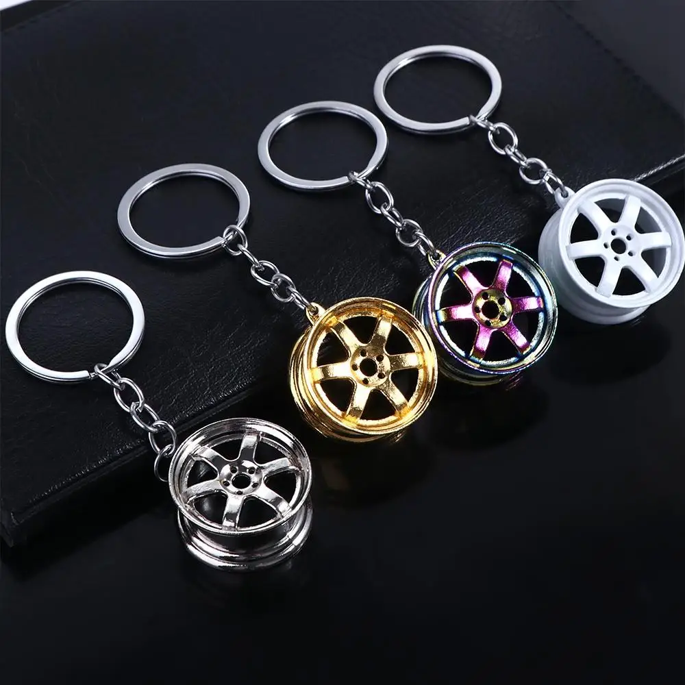 Personality Alloy Car Wheel Keychain INS Mini Tire Rim Key Holder Wheel Hub Keyring Key Buckle
Personality Alloy Car Wheel Keychain INS Mini Tire Rim Key Holder Wheel Hub Keyring Key Buckle