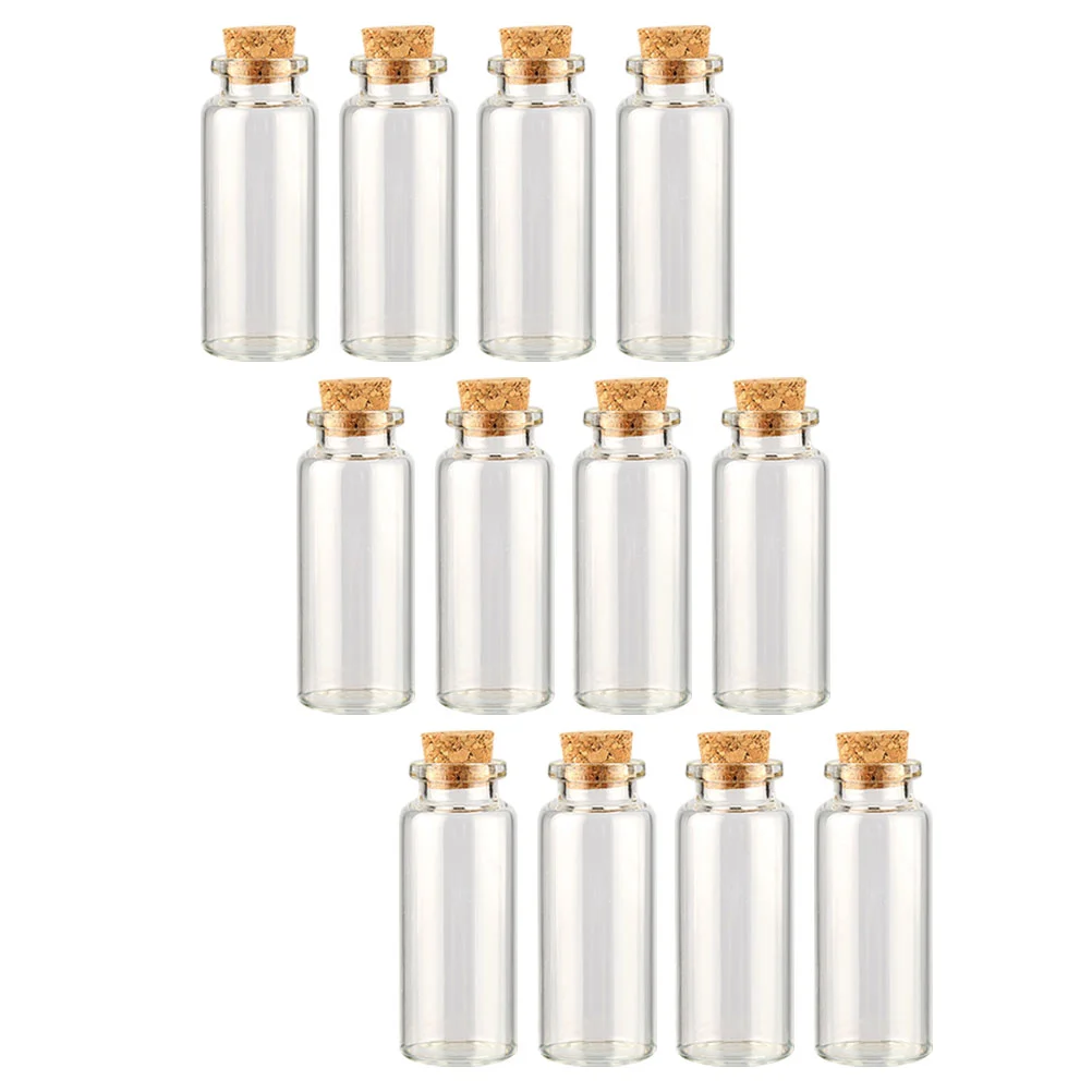 12 Pcs Wishing Bottle Spell Bottles Jar Mini Jars with Cork Lids Wedding Clear Glass
12 Pcs Wishing Bottle Spell Bottles Jar Mini Jars with Cork Lids Wedding Clear Glass