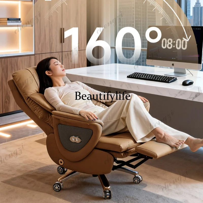 Genuine Leather Electric Ventilated & Heated Executive Office Chair – Ergonomic Reclining Computer Chair Sitting Comfort
Genuine Leather Electric Ventilated & Heated Executive Office Chair – Ergonomic Reclining Computer Chair Sitting Comfort