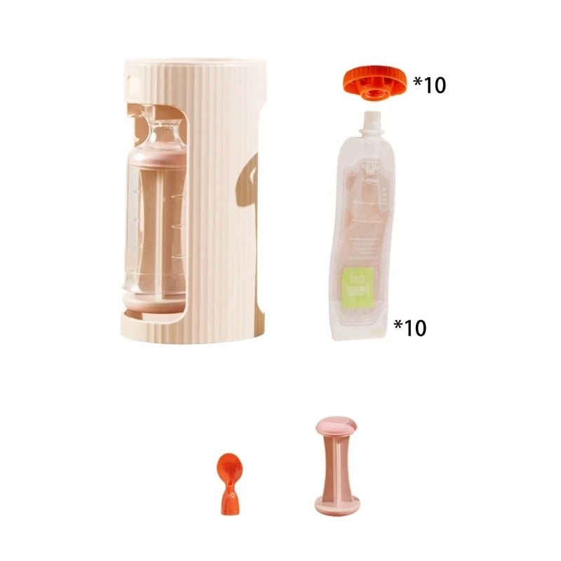Infant Squeeze Filler Set For Homemade Purees Vegetables and Fruit J0MF
Infant Squeeze Filler Set For Homemade Purees Vegetables and Fruit J0MF