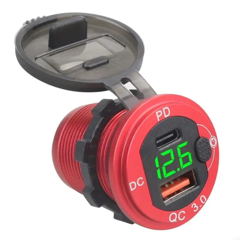 L41E Quick Port Type C Charging Adapter Car Socket ON/OFF Switch
L41E Quick Port Type C Charging Adapter Car Socket ON/OFF Switch