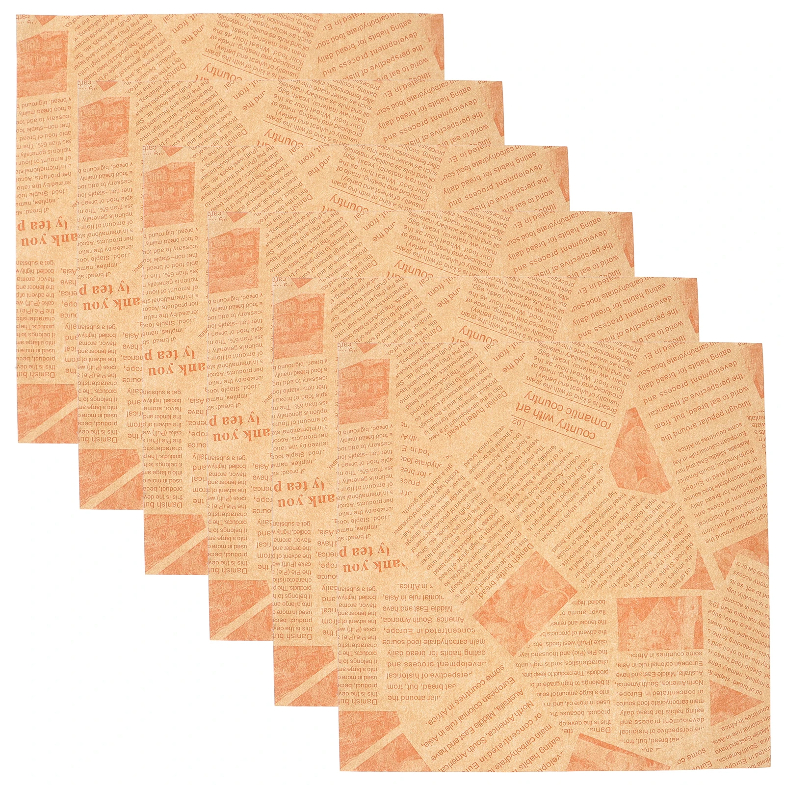 100 Pcs Oil-proof Wrapping Paper Packaging for Food Sandwich Wraps Packing Wrappers Grease
100 Pcs Oil-proof Wrapping Paper Packaging for Food Sandwich Wraps Packing Wrappers Grease