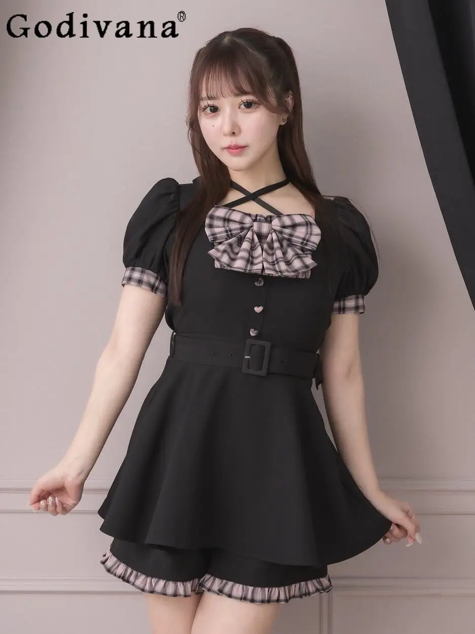 Japanese Fashion Sweet Dress Set for Women Summer New 2026 Matching Sets Office Lady Casual Dress Set Top Shorts 2-piece Set
Japanese Fashion Sweet Dress Set for Women Summer New 2026 Matching Sets Office Lady Casual Dress Set Top Shorts 2-piece Set