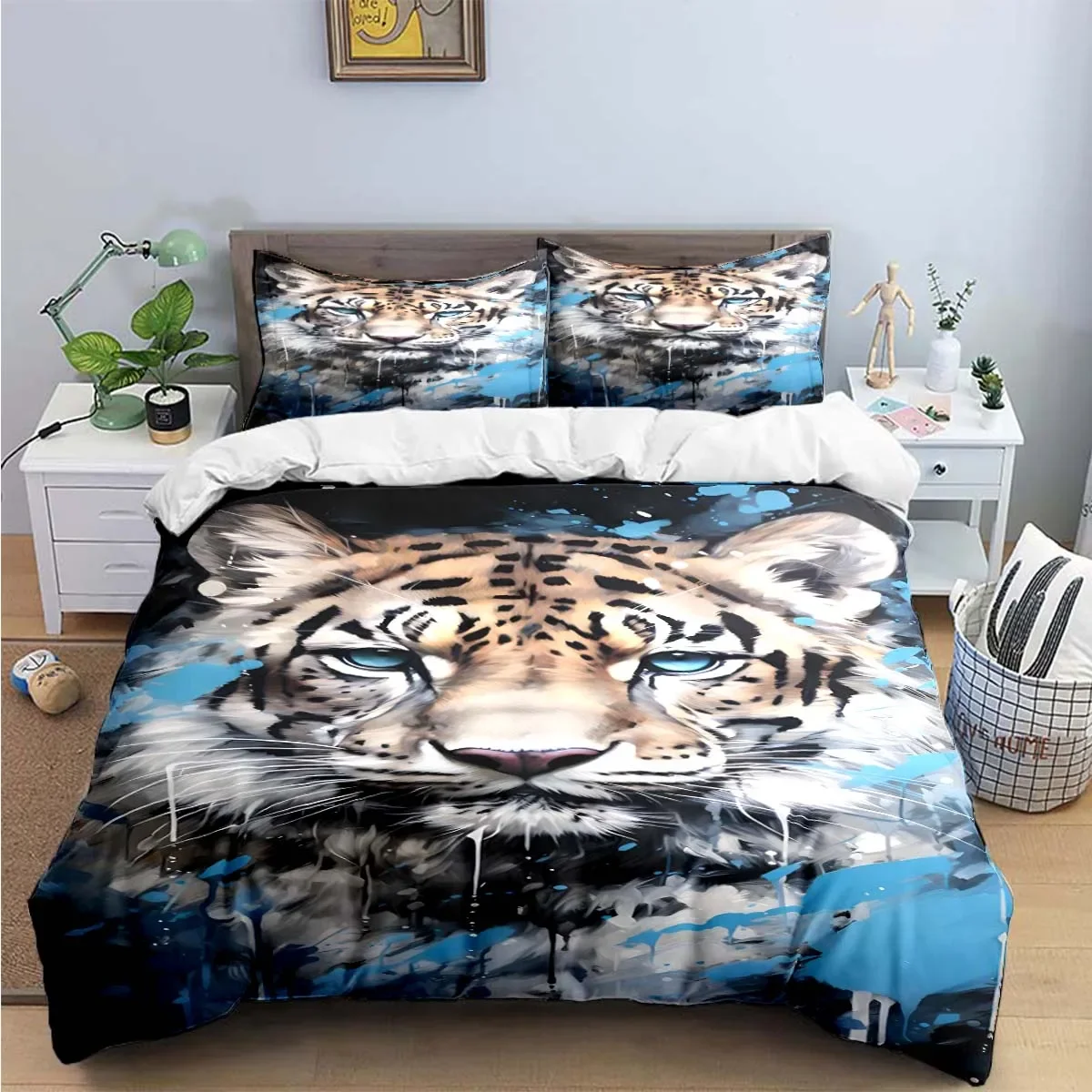 Hot Popular Tiger Painting Print Bedding Sets Bed Supplies Set Duvet Cover Bed Comforter Set Bedding Set Luxury Gift
Hot Popular Tiger Painting Print Bedding Sets Bed Supplies Set Duvet Cover Bed Comforter Set Bedding Set Luxury Gift