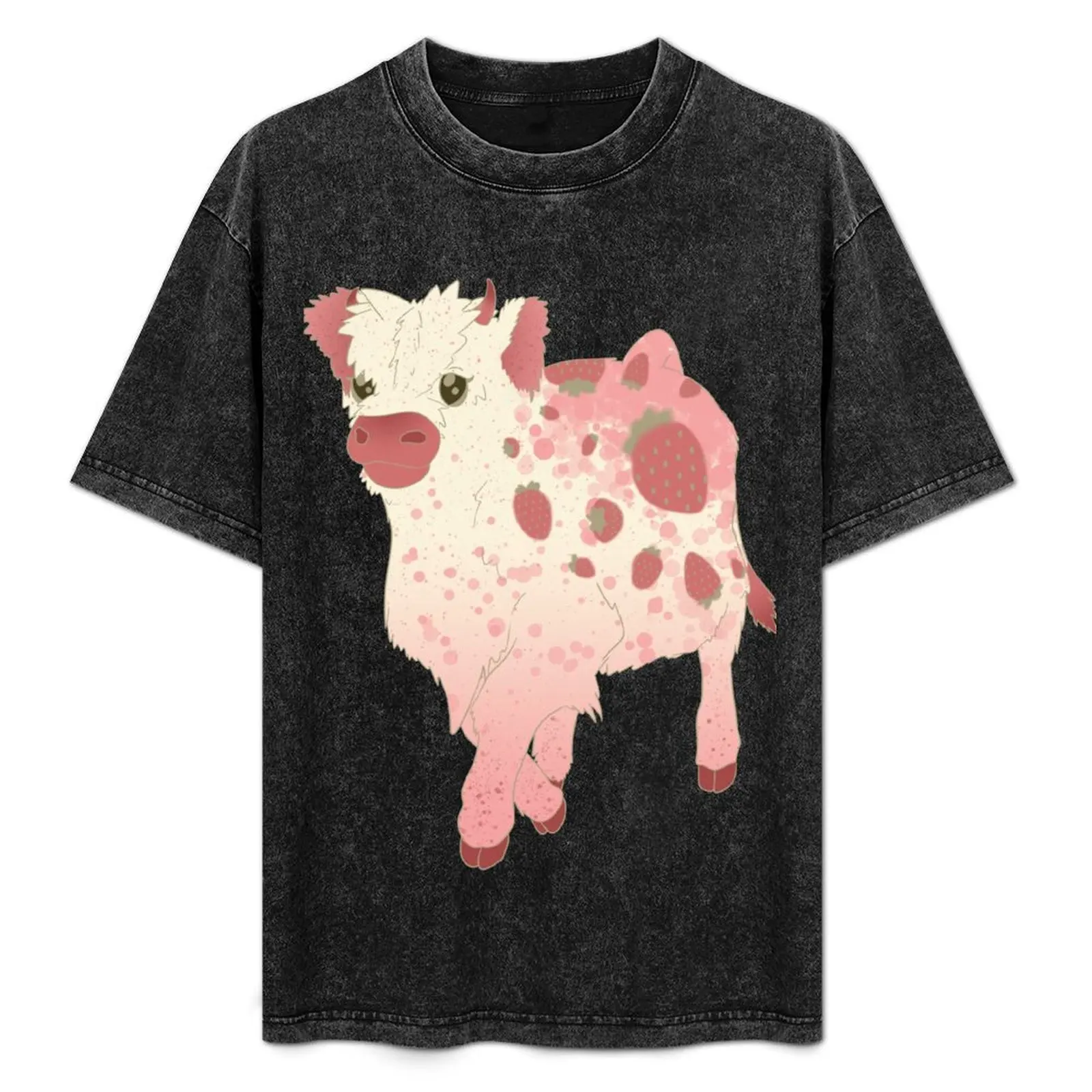 Strawberry Cow T-Shirt Urban Casual Loose Fit Tee
Strawberry Cow T-Shirt Urban Casual Loose Fit Tee