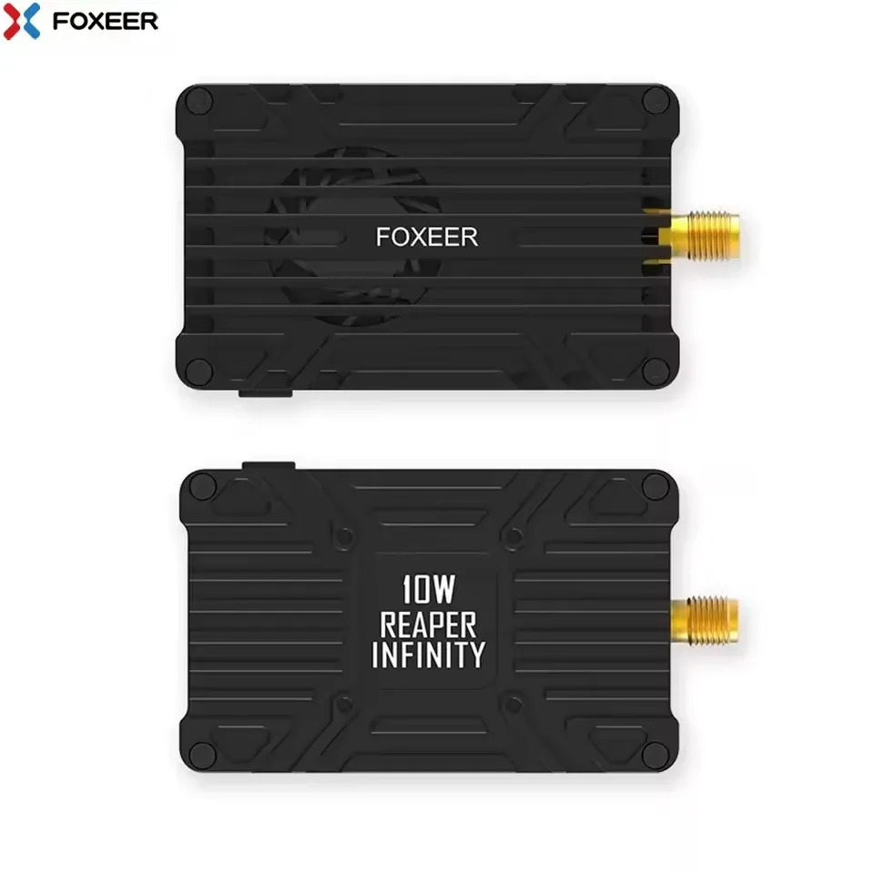 New FOXEER 4.9G-6G Reaper Infinity 5.8G 10W 80CH VTX 2-8S Lipo 400mW/2W/5W/7.5W/10W Switchable Transmitter for Long Range RC FPV
New FOXEER 4.9G-6G Reaper Infinity 5.8G 10W 80CH VTX 2-8S Lipo 400mW/2W/5W/7.5W/10W Switchable Transmitter for Long Range RC FPV