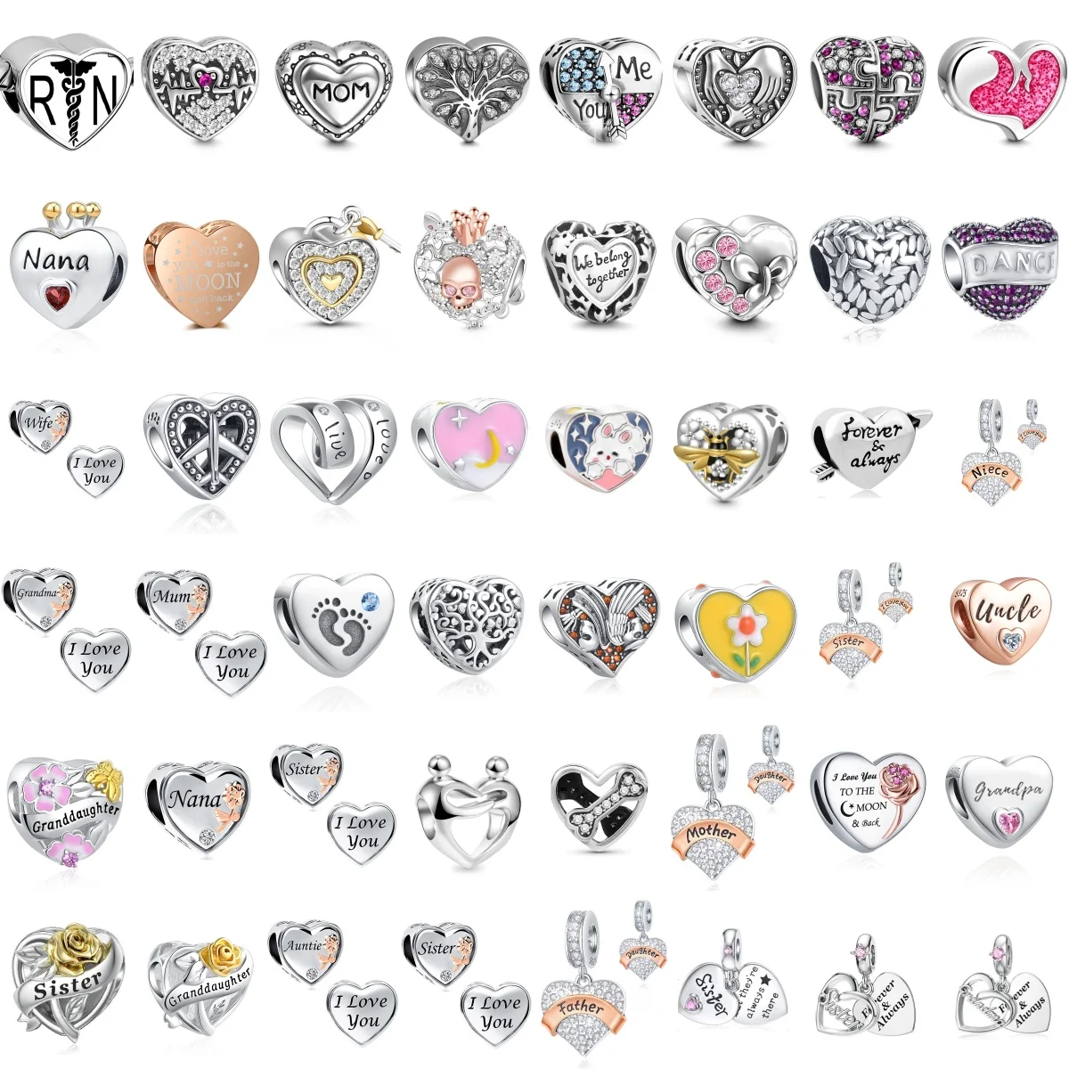 2025 925 Серебряное Сердце Любовь Ты Очарование Сестра Бабушка Подвеска Из Бисера Подходит Оригинальный Браслет DIY Для Женщин Девушка Ювелирные Изделия
2025 925 Серебряное Сердце Любовь Ты Очарование Сестра Бабушка Подвеска Из Бисера Подходит Оригинальный Браслет DIY Для Женщин Девушка Ювелирные Изделия