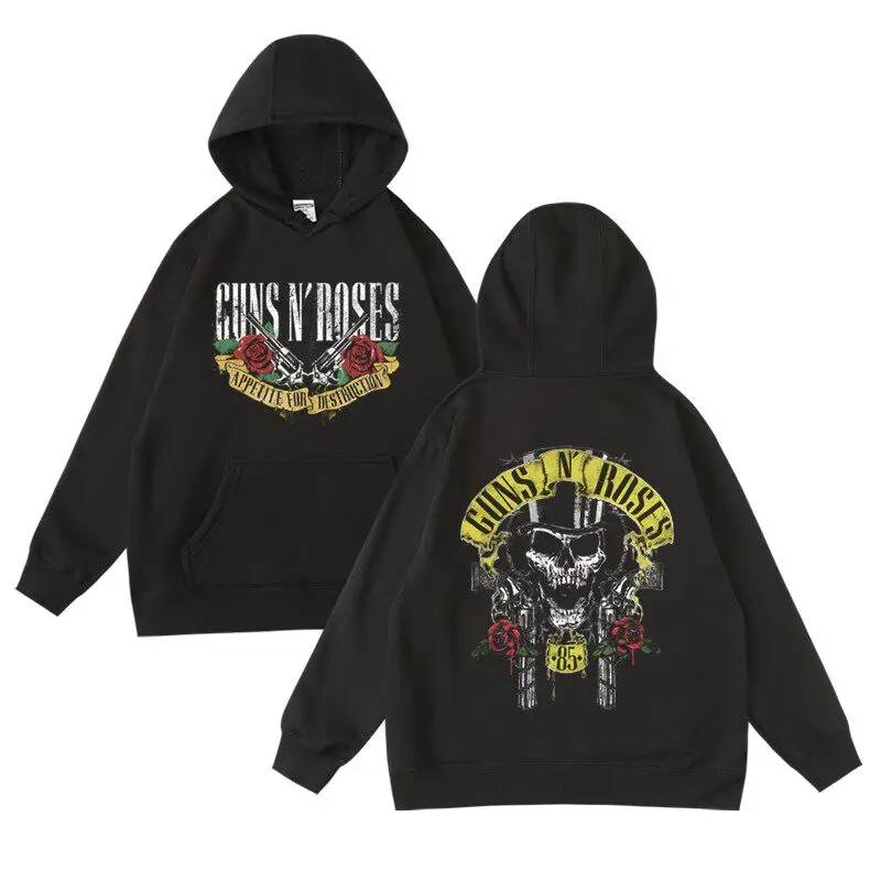 New Rock Band Guns'n'Rose Slash Themed Printed Clothing - Hooded Pullover Hoodie for Both Men and Women
New Rock Band Guns'n'Rose Slash Themed Printed Clothing - Hooded Pullover Hoodie for Both Men and Women