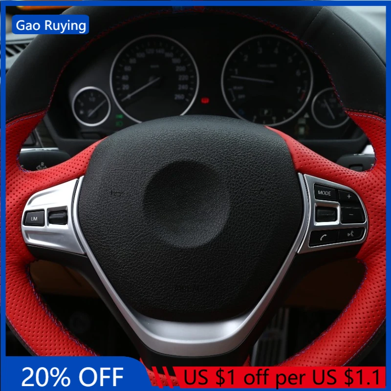 Gao Ruying For BMW 3 4 Series 3GT F30 F32 F34 2013-2018 ABS Car Steering Wheel Button Cover Trim Interior Car Accessories
Gao Ruying For BMW 3 4 Series 3GT F30 F32 F34 2013-2018 ABS Car Steering Wheel Button Cover Trim Interior Car Accessories