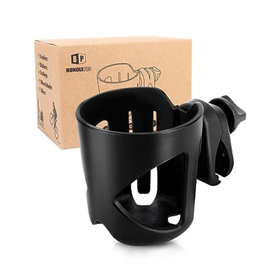 Stroller Cup Holder, Universal Drink Holder for Bikes, Trolleys or Walkers, Fits Most Cups
Stroller Cup Holder, Universal Drink Holder for Bikes, Trolleys or Walkers, Fits Most Cups