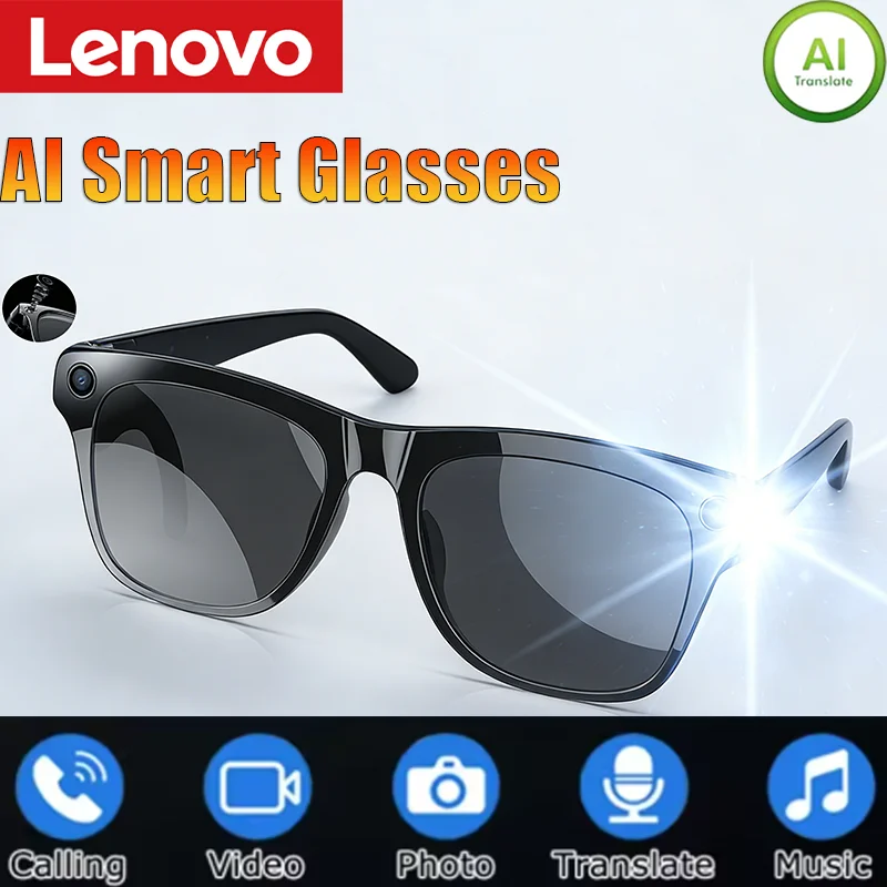 Smart Al очки HD фотохромные многофункциональные Bluetooth-вызовы голосовой помощник музыкальный плеер переставляют очки для камеры
Smart Al очки HD фотохромные многофункциональные Bluetooth-вызовы голосовой помощник музыкальный плеер переставляют очки для камеры