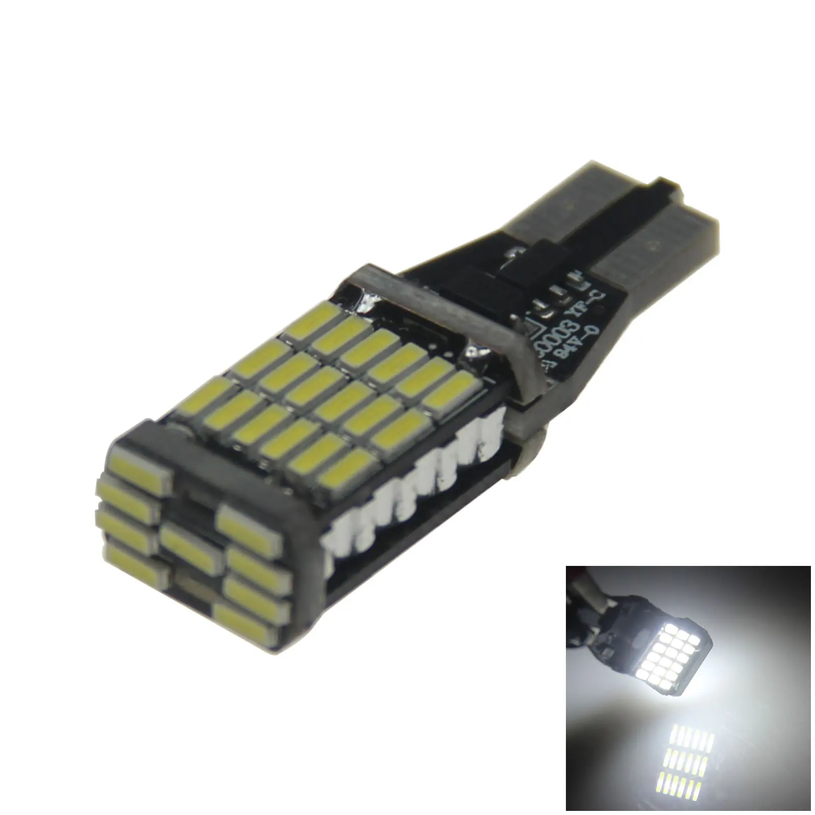 1x White AUTO T15 Dome Lamp Turn Light Canbus Error Free 45 Emitters 4014 SMD LED T-15 T-13 927 Z20132
1x White AUTO T15 Dome Lamp Turn Light Canbus Error Free 45 Emitters 4014 SMD LED T-15 T-13 927 Z20132