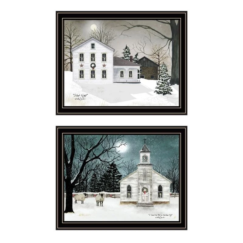 Vignette Silent Night Black Framed Wall Art 2-Piece Set by Billy Jacobs for Living Room Bedroom Decor
Vignette Silent Night Black Framed Wall Art 2-Piece Set by Billy Jacobs for Living Room Bedroom Decor