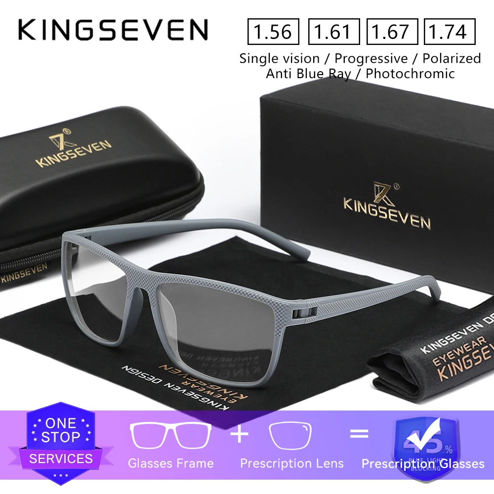 KINGSEVEN синий свет блокирующие мужские и женские очки по рецепту квадратные очки для близорукости и дальнозоркости оптические линзы повседневные очки
KINGSEVEN синий свет блокирующие мужские и женские очки по рецепту квадратные очки для близорукости и дальнозоркости оптические линзы повседневные очки