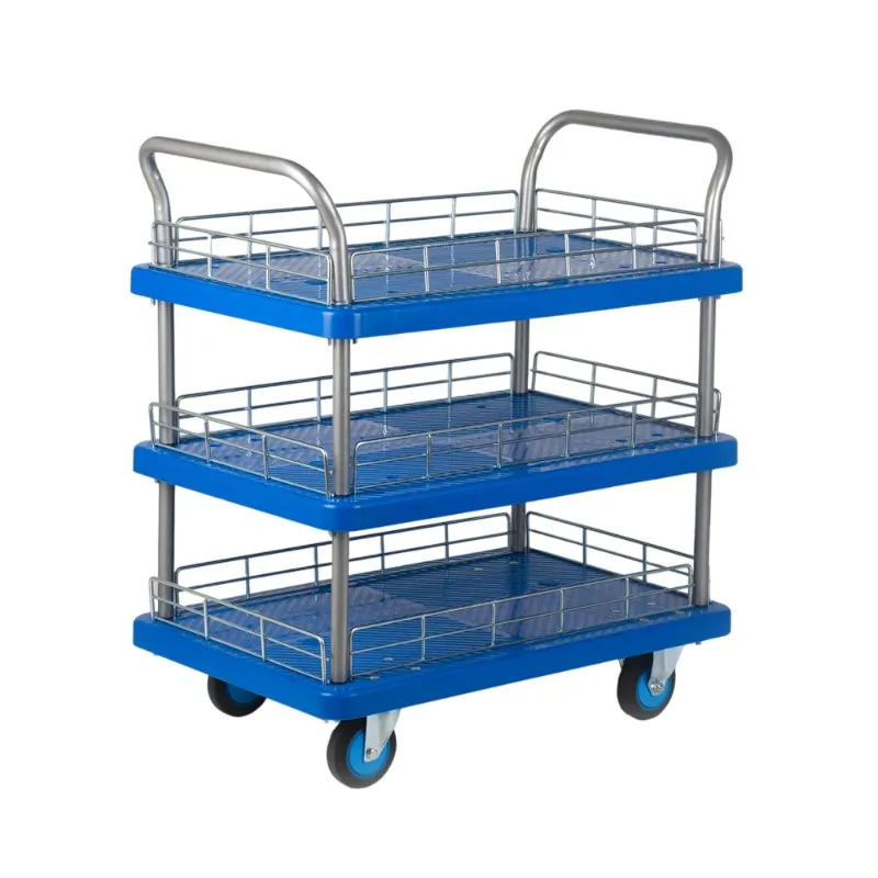 Heavy Duty 4 Wheel Platform Trolley Service Cart Complete Set Manual Transport Cart with Maximum Safety Control Features
Heavy Duty 4 Wheel Platform Trolley Service Cart Complete Set Manual Transport Cart with Maximum Safety Control Features
