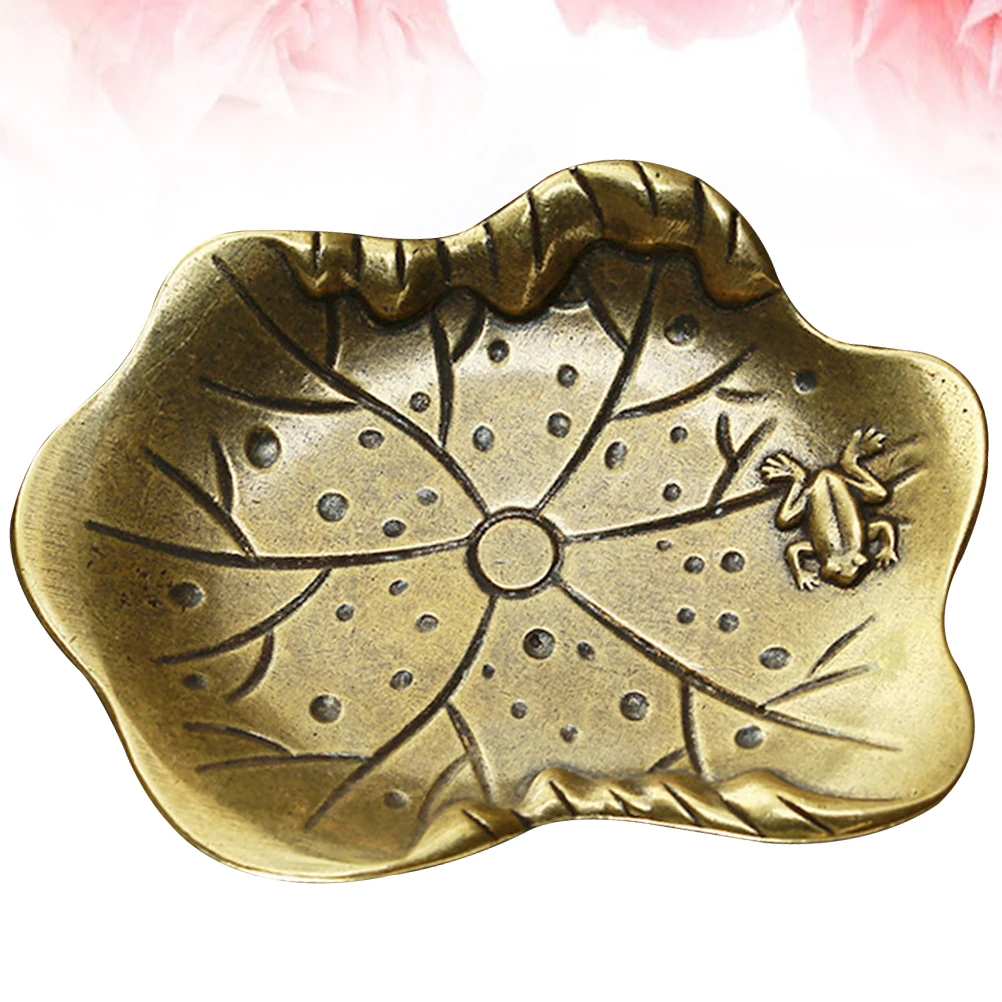 Vintage Lotus Leaf Jewelry Dish Stylish Trinket Tray Brass Display Plate Storage Organizer For Earring Ring Bracelet Home Office
Vintage Lotus Leaf Jewelry Dish Stylish Trinket Tray Brass Display Plate Storage Organizer For Earring Ring Bracelet Home Office