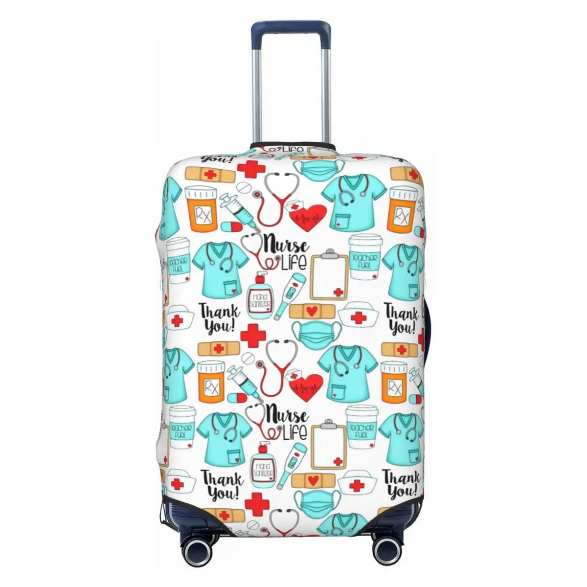 Custom Cartoon Doctors Nurse Luggage Cover Fashion Nursing Medical Pattern Suitcase Protector Covers Suit For 18-32 inch
Custom Cartoon Doctors Nurse Luggage Cover Fashion Nursing Medical Pattern Suitcase Protector Covers Suit For 18-32 inch