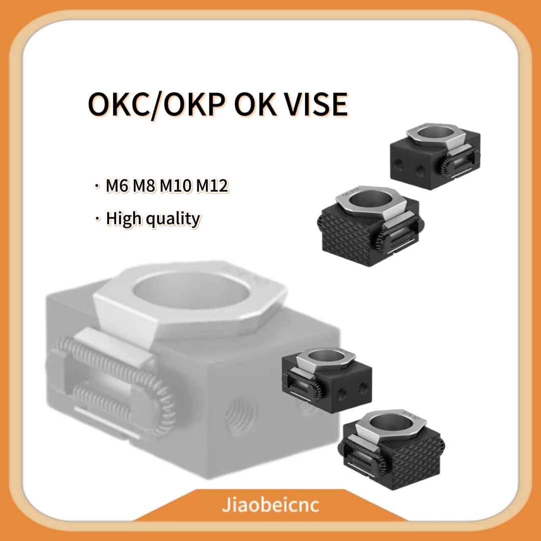M6 M8 M10 M12 OKC/OKP Fixture CNC Milling Tools OK Vise CNC Machine Milling Hign Precision Vise Workholding Clamps
M6 M8 M10 M12 OKC/OKP Fixture CNC Milling Tools OK Vise CNC Machine Milling Hign Precision Vise Workholding Clamps