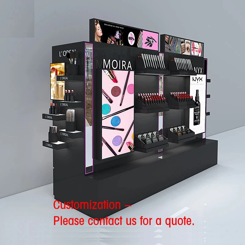 custom.Customized Double-sided Makeup Island Display Shelf Duty-Shops Showcasing Cosmetics and Beauty Products with Mir
custom.Customized Double-sided Makeup Island Display Shelf Duty-Shops Showcasing Cosmetics and Beauty Products with Mir