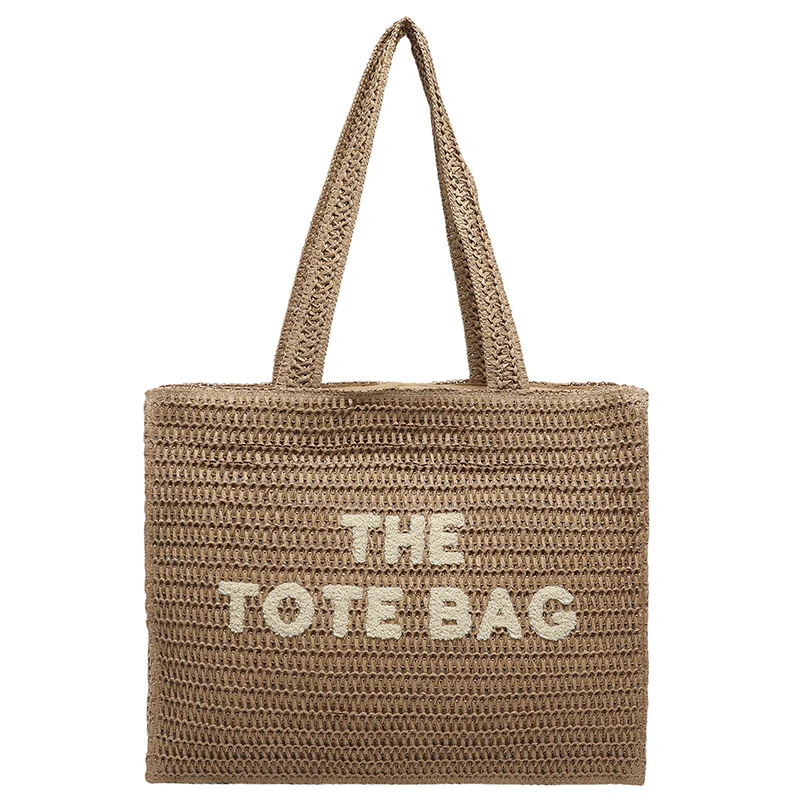 Large Capacity Women Straw Handbags Tote Bag High Quality Ladies Letter Shoulder Messenger Bags for Women Fashion Shopping Bag
Large Capacity Women Straw Handbags Tote Bag High Quality Ladies Letter Shoulder Messenger Bags for Women Fashion Shopping Bag