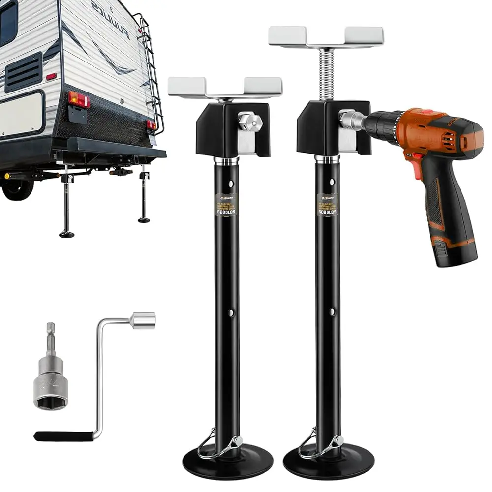 Ailexpress Recommendation - RV Slide Out Support Jacks Set of 2, 6000lbs Heavy Duty Supports, Adjustable 20\-49\ Height by Power
Ailexpress Recommendation - RV Slide Out Support Jacks Set of 2, 6000lbs Heavy Duty Supports, Adjustable 20\-49\ Height by Power