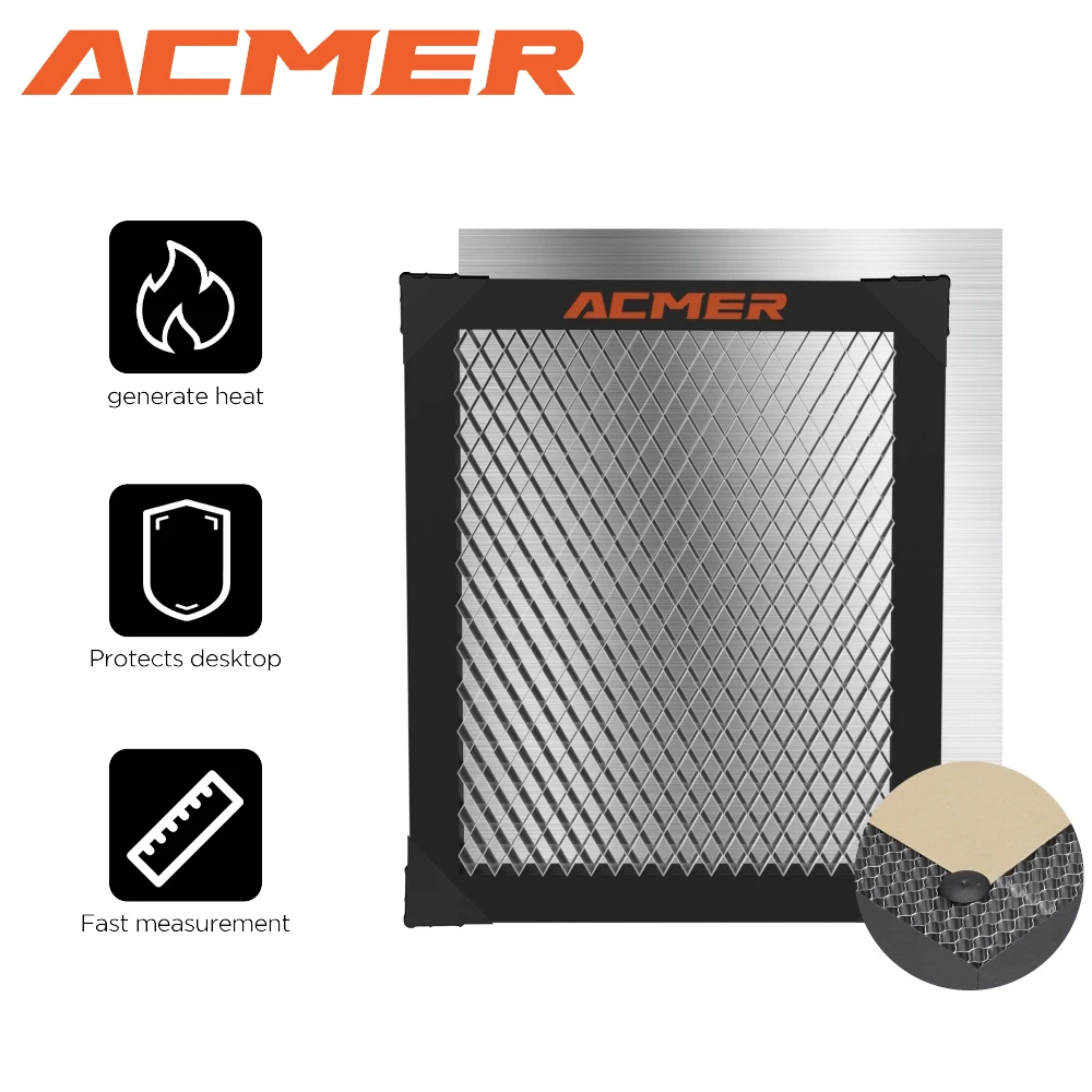 ACMER S1 Laser Honeycomb Working Table 260x215x22mm Honeycomb Bed Universal Board Desktop Protection For Laser Engraving Machine
ACMER S1 Laser Honeycomb Working Table 260x215x22mm Honeycomb Bed Universal Board Desktop Protection For Laser Engraving Machine