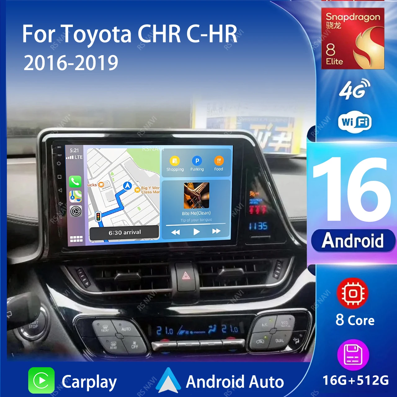 Android 16 Carplay Auto Car Radio Multimedia Player For Toyota CHR C-HR 2016 2017 2018 2019 Autoradio GPS Stereo 2din Head Unit
Android 16 Carplay Auto Car Radio Multimedia Player For Toyota CHR C-HR 2016 2017 2018 2019 Autoradio GPS Stereo 2din Head Unit