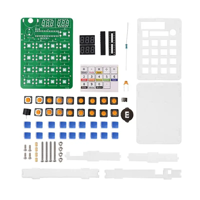!【Top Deals】Diy Calculator Electronic Production Kit 51 Microcontroller Teaching Experiment Welding Practice Diy Module
!【Top Deals】Diy Calculator Electronic Production Kit 51 Microcontroller Teaching Experiment Welding Practice Diy Module