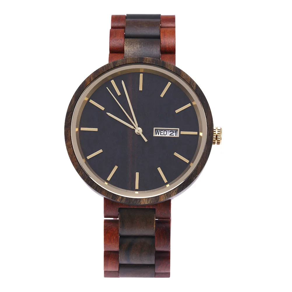 Mens Wristwatch Round Pointer Simple Exquisite Timber Quartz Date Display Daily Casual Wood Watch
Mens Wristwatch Round Pointer Simple Exquisite Timber Quartz Date Display Daily Casual Wood Watch