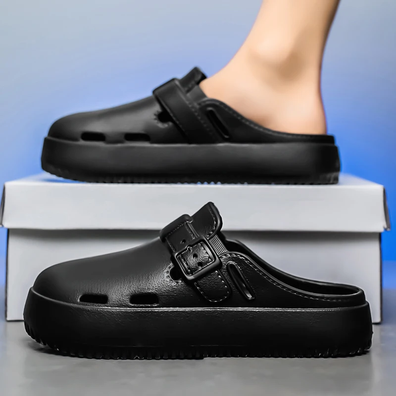 New Boken Closed-Toe Slippers Couple Cross-Border36-45 2025Summer Breathable Season Comfortable Sneaker
New Boken Closed-Toe Slippers Couple Cross-Border36-45 2025Summer Breathable Season Comfortable Sneaker