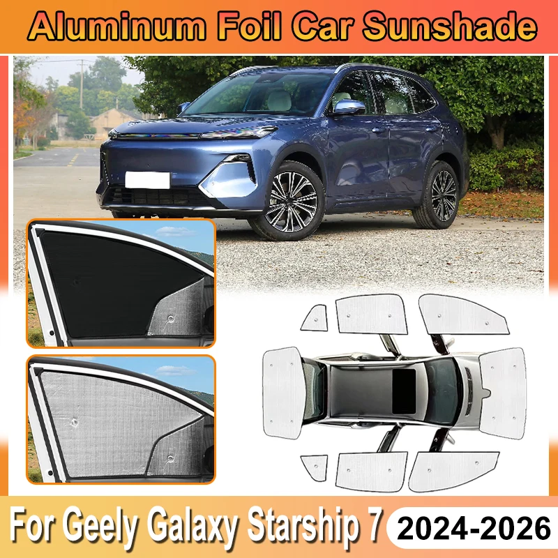 For Geely Galaxy Starship 7 Accessories EX5 E5 EM-i 2025 2024 2026 Car Al Foil SunShade Window Cover Aluminium Foil UV Protector
For Geely Galaxy Starship 7 Accessories EX5 E5 EM-i 2025 2024 2026 Car Al Foil SunShade Window Cover Aluminium Foil UV Protector
