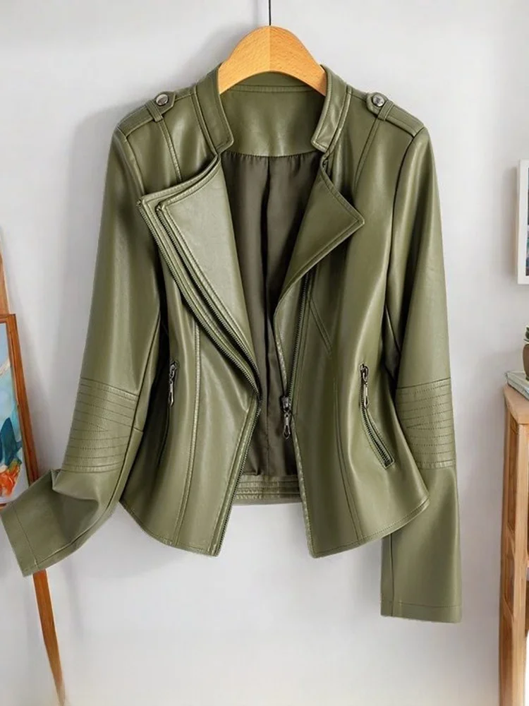 Новая женская кожаная куртка Slimming ort из натуральной овчины Haifeng 2025 года, модная, дышащая, на молнии
Новая женская кожаная куртка Slimming ort из натуральной овчины Haifeng 2025 года, модная, дышащая, на молнии