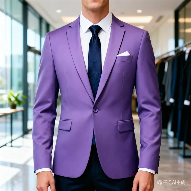 European Sizes - Men's Light Purple Long Sleeved Suit Jacket,business Office Slim Fit Jacket,with Multiple Colors To Choose From
European Sizes - Men's Light Purple Long Sleeved Suit Jacket,business Office Slim Fit Jacket,with Multiple Colors To Choose From